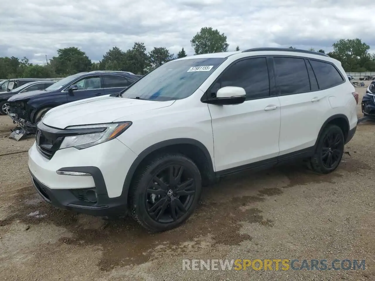 1 Photograph of a damaged car 5FNYF6H75NB025300 HONDA PILOT 2022