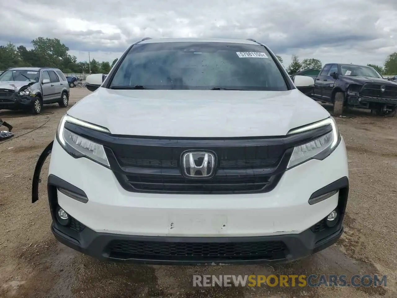 5 Photograph of a damaged car 5FNYF6H75NB025300 HONDA PILOT 2022