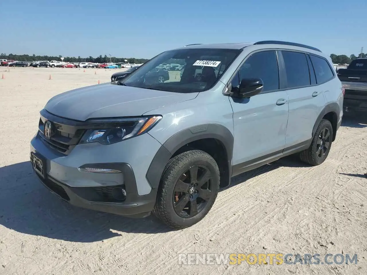 1 Photograph of a damaged car 5FNYF6H80NB053532 HONDA PILOT 2022