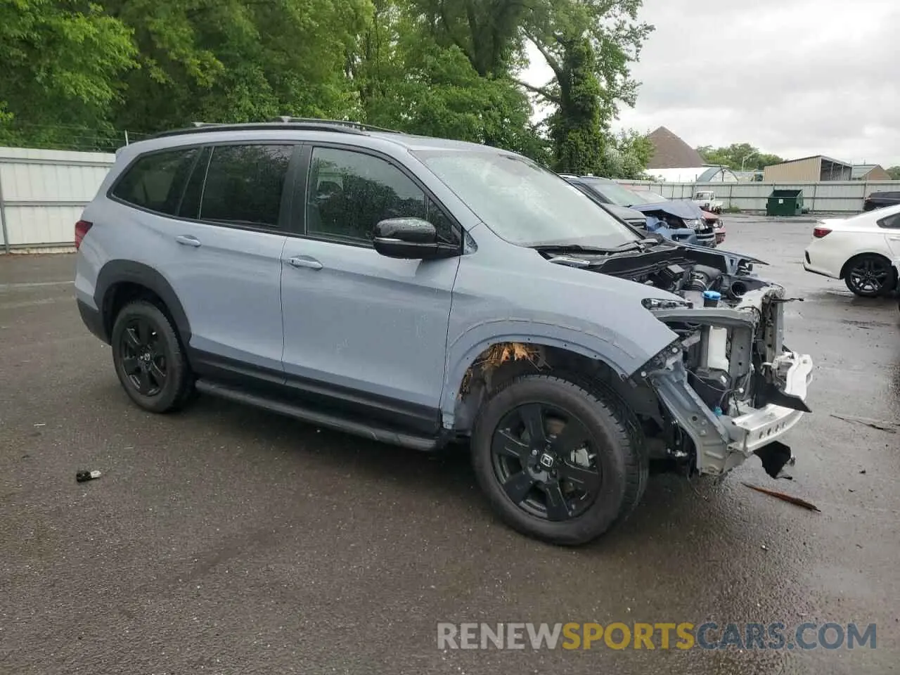 4 Photograph of a damaged car 5FNYF6H81NB020409 HONDA PILOT 2022
