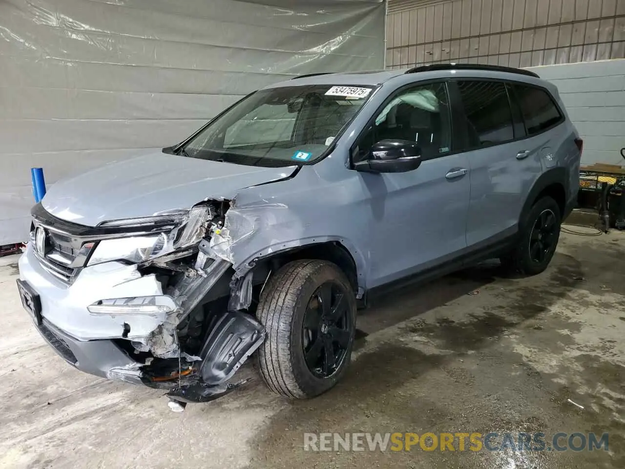 1 Photograph of a damaged car 5FNYF6H81NB071022 HONDA PILOT 2022
