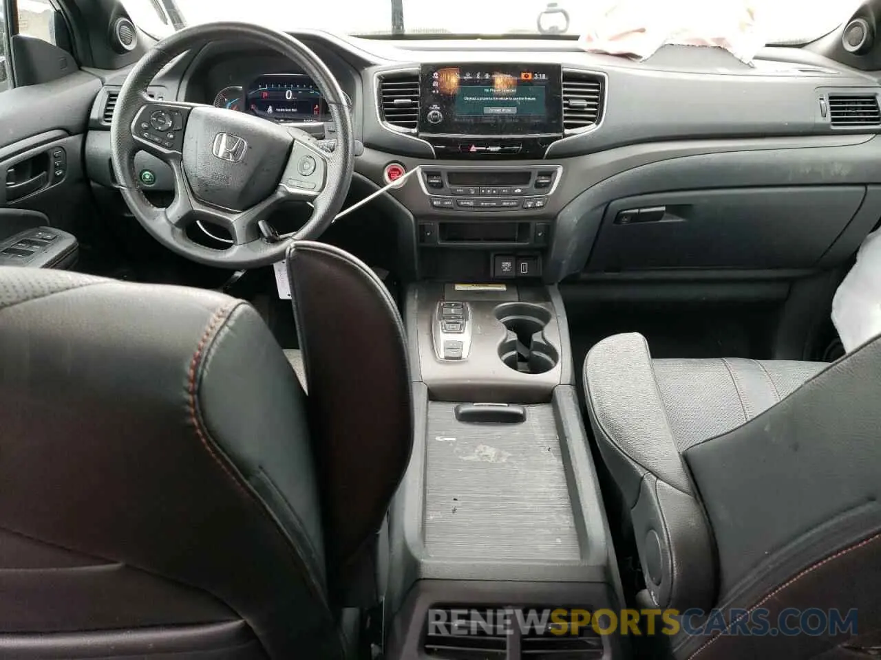 8 Photograph of a damaged car 5FNYF6H82NB031466 HONDA PILOT 2022