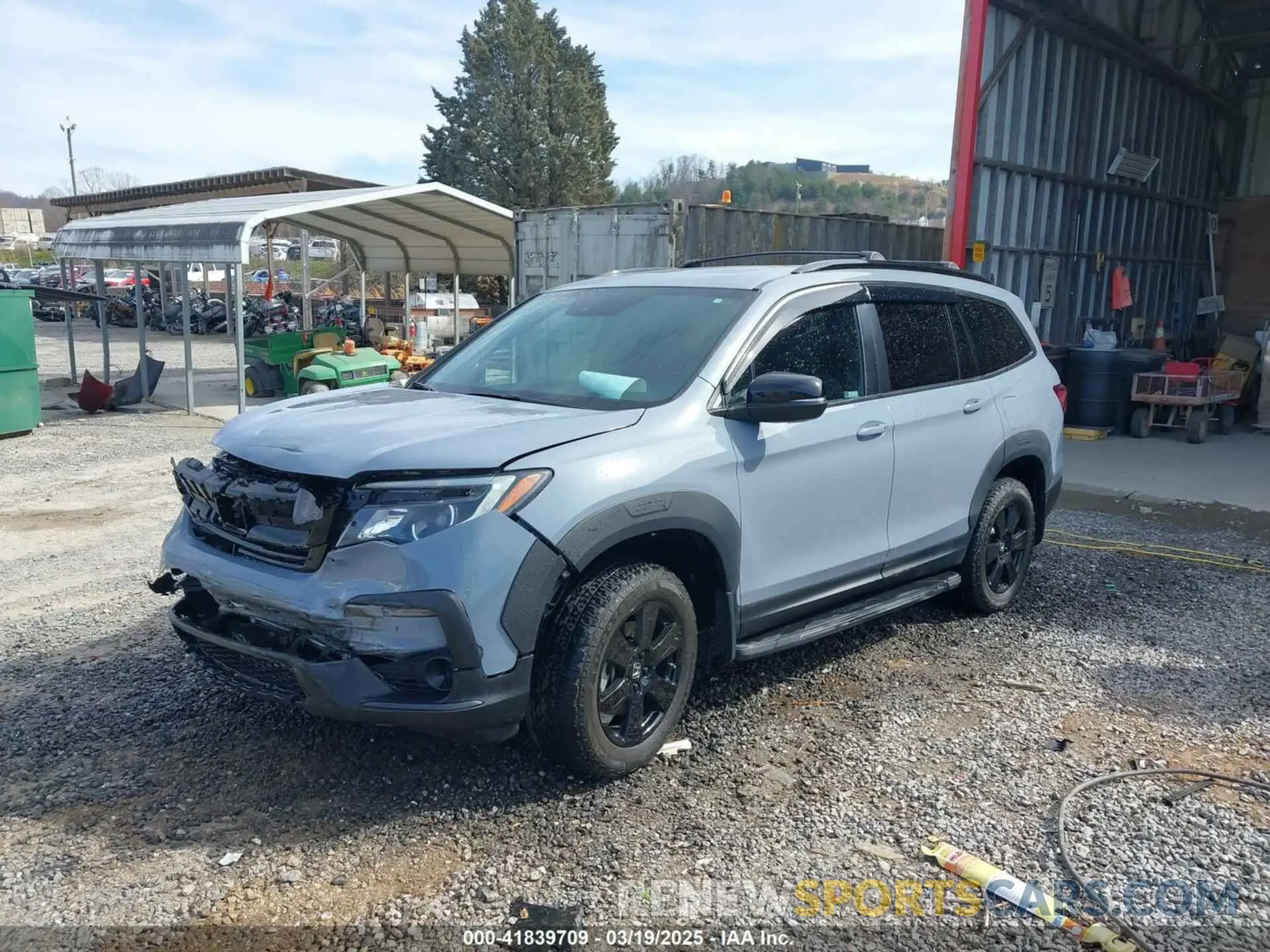 2 Photograph of a damaged car 5FNYF6H83NB035798 HONDA PILOT 2022