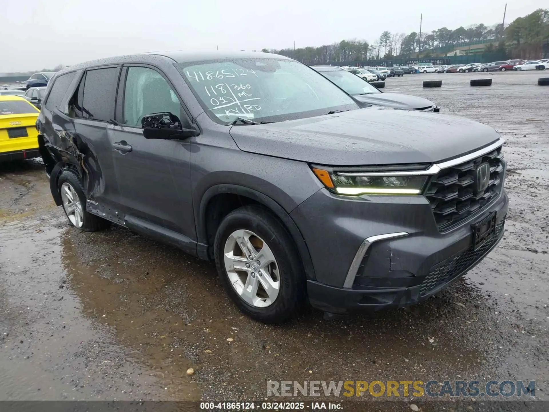 1 Photograph of a damaged car 5FNYG1H21PB020666 HONDA PILOT 2023