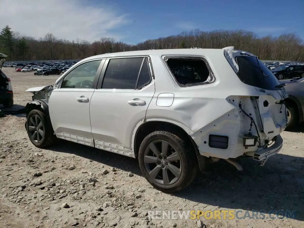 2 Photograph of a damaged car 5FNYG1H31PB048444 HONDA PILOT 2023