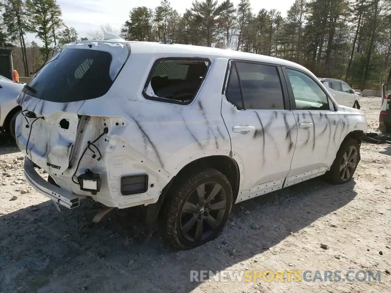 3 Photograph of a damaged car 5FNYG1H31PB048444 HONDA PILOT 2023