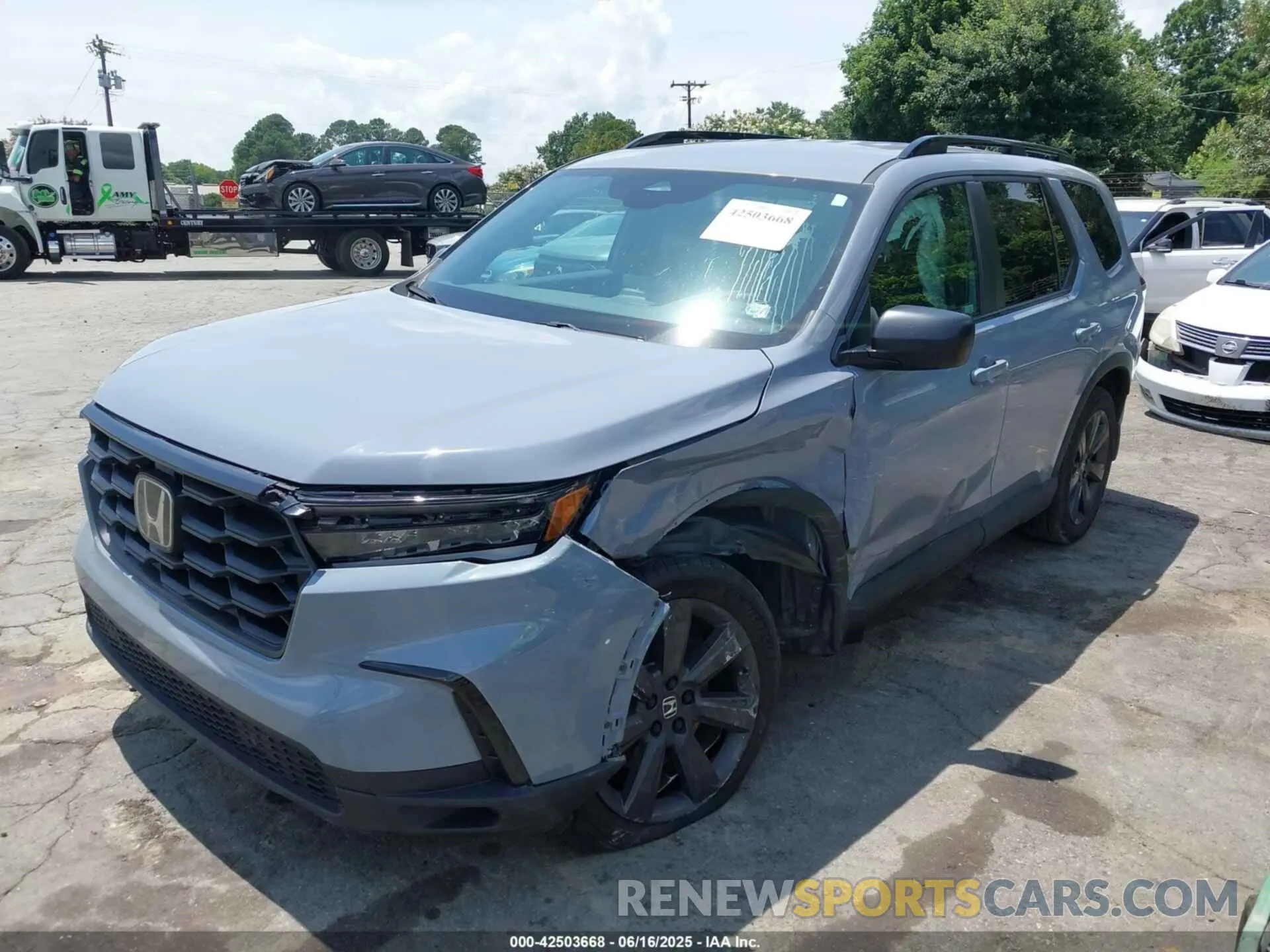 2 Photograph of a damaged car 5FNYG1H31PB052865 HONDA PILOT 2023