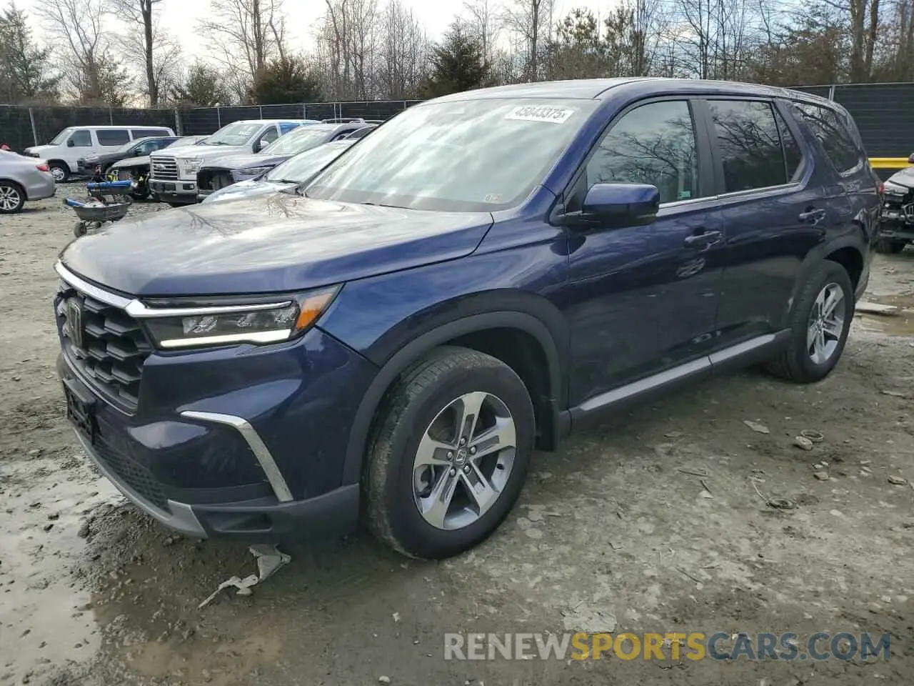 1 Photograph of a damaged car 5FNYG1H41PB046802 HONDA PILOT 2023