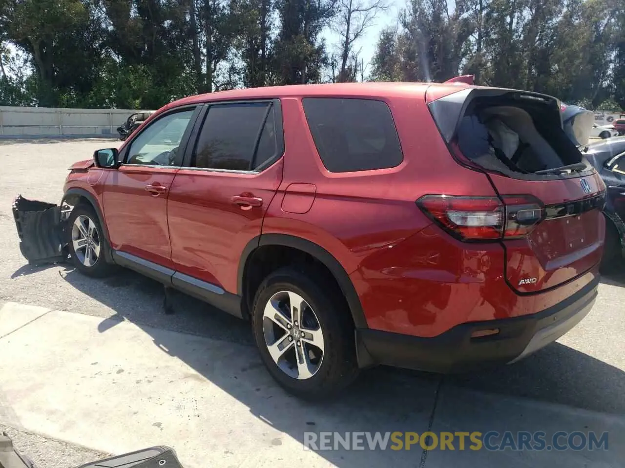 2 Photograph of a damaged car 5FNYG1H48PB043959 HONDA PILOT 2023