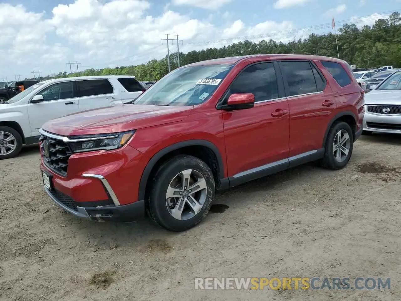 1 Photograph of a damaged car 5FNYG1H57PB019242 HONDA PILOT 2023