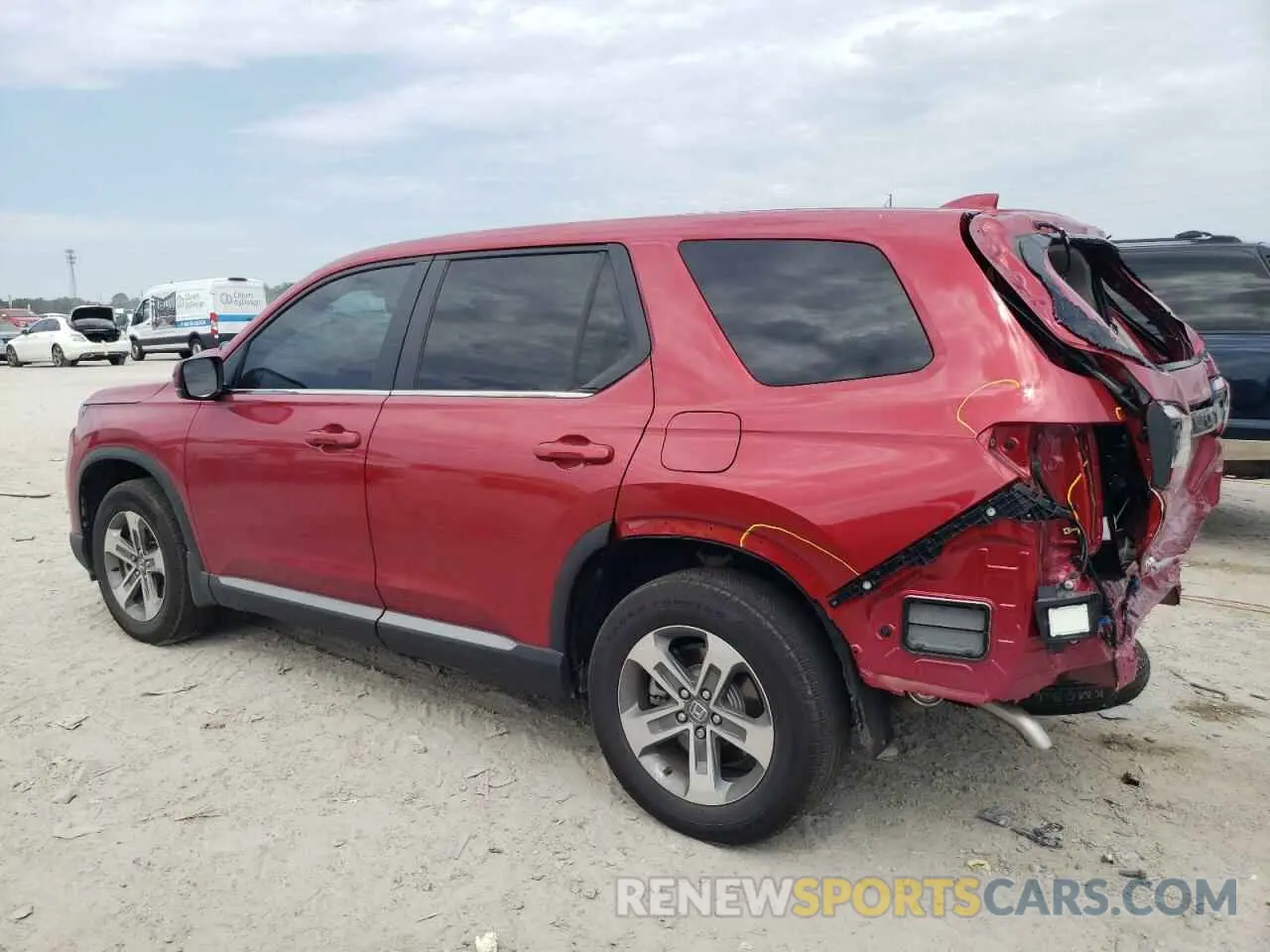 2 Photograph of a damaged car 5FNYG1H59PB020537 HONDA PILOT 2023