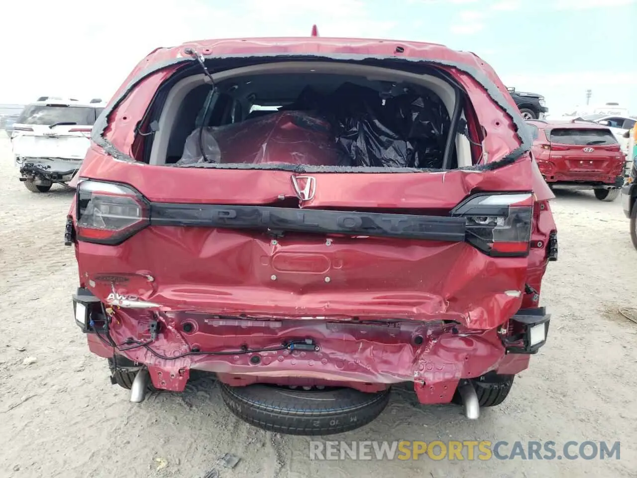 6 Photograph of a damaged car 5FNYG1H59PB020537 HONDA PILOT 2023