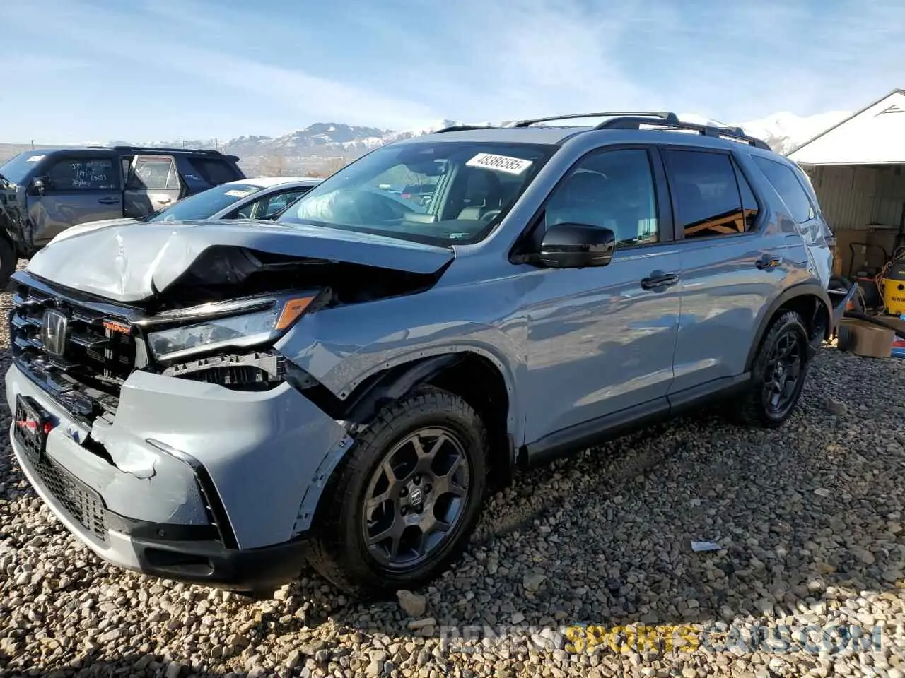 1 Photograph of a damaged car 5FNYG1H62PB022686 HONDA PILOT 2023