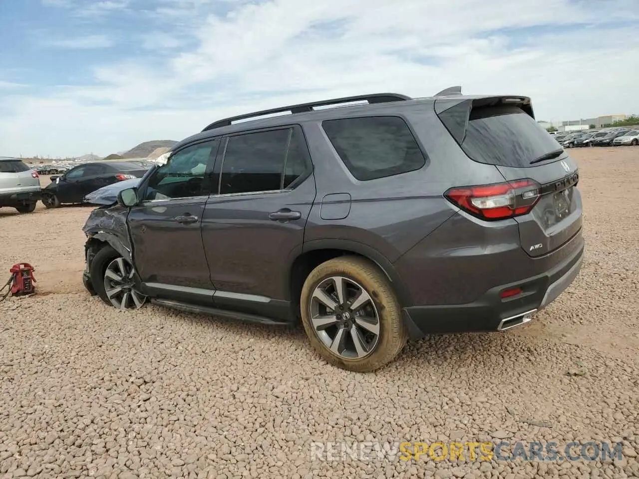 2 Photograph of a damaged car 5FNYG1H82PB018249 HONDA PILOT 2023