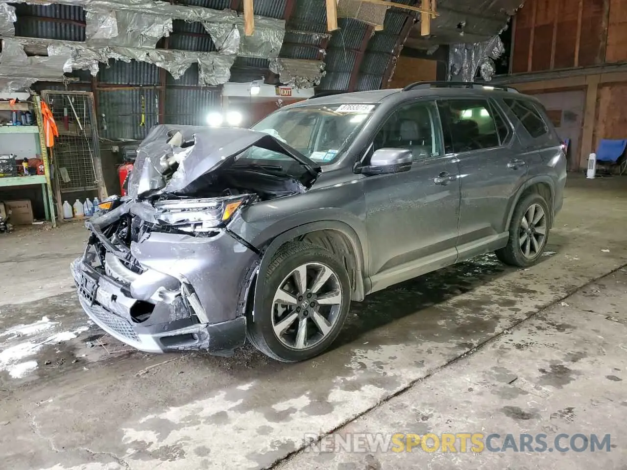 1 Photograph of a damaged car 5FNYG1H85PB023476 HONDA PILOT 2023