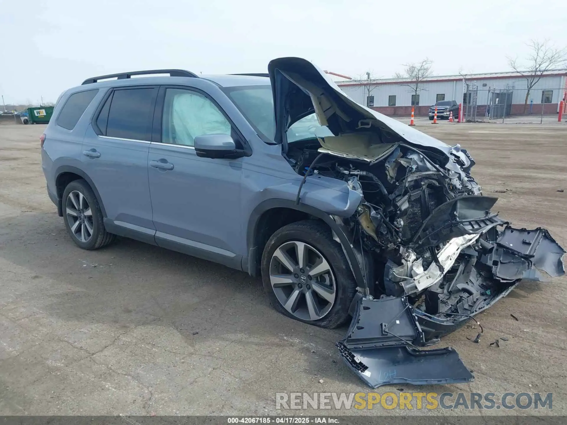 1 Photograph of a damaged car 5FNYG1H8XPB042394 HONDA PILOT 2023