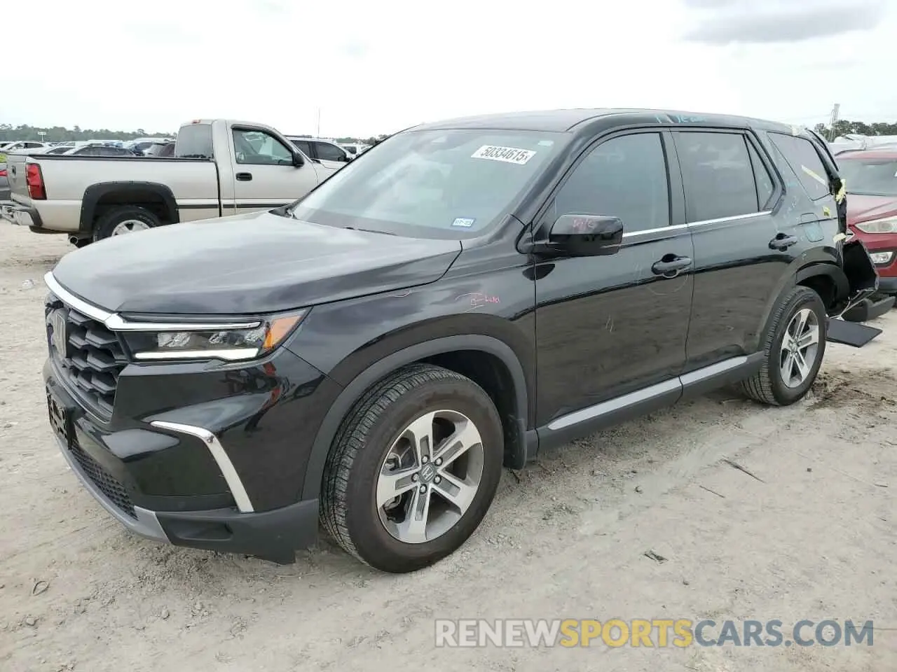 1 Photograph of a damaged car 5FNYG2H40PB012310 HONDA PILOT 2023