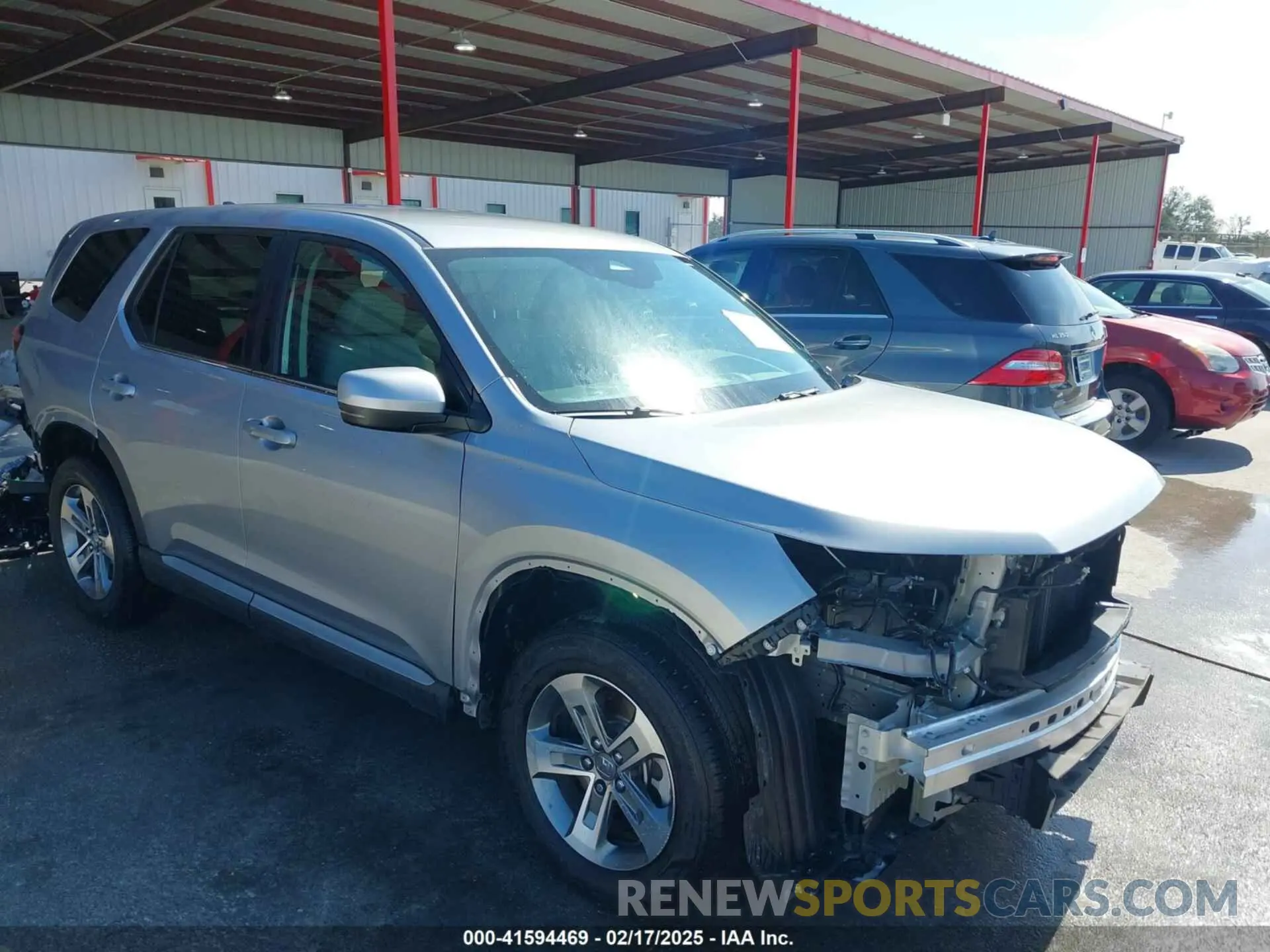 1 Photograph of a damaged car 5FNYG2H42PB001292 HONDA PILOT 2023