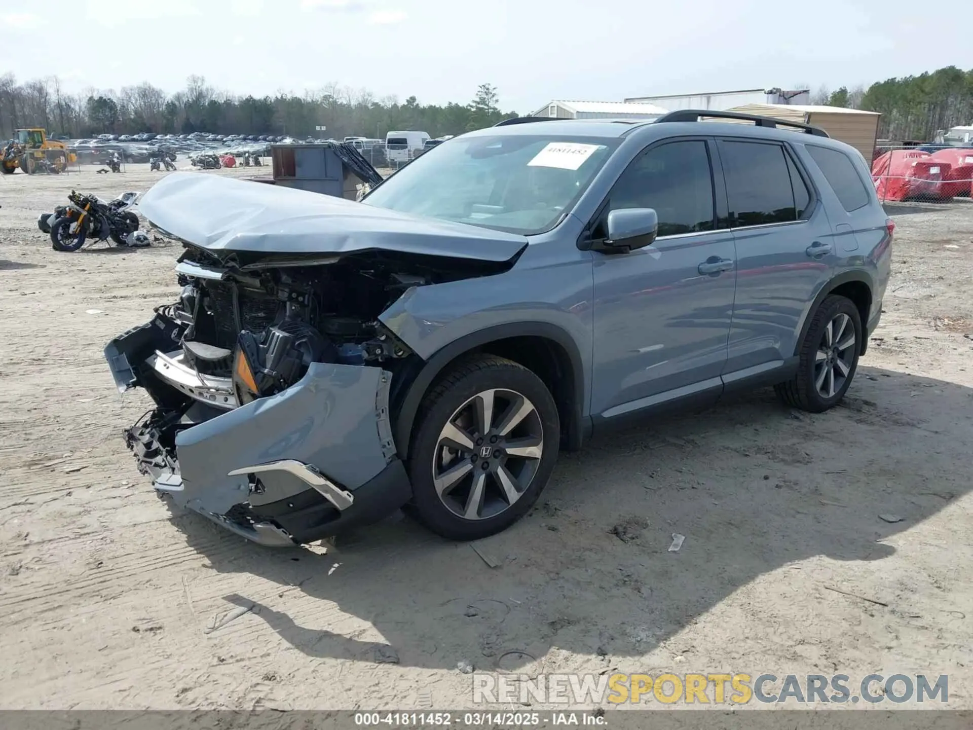 2 Photograph of a damaged car 5FNYG2H73PB000968 HONDA PILOT 2023
