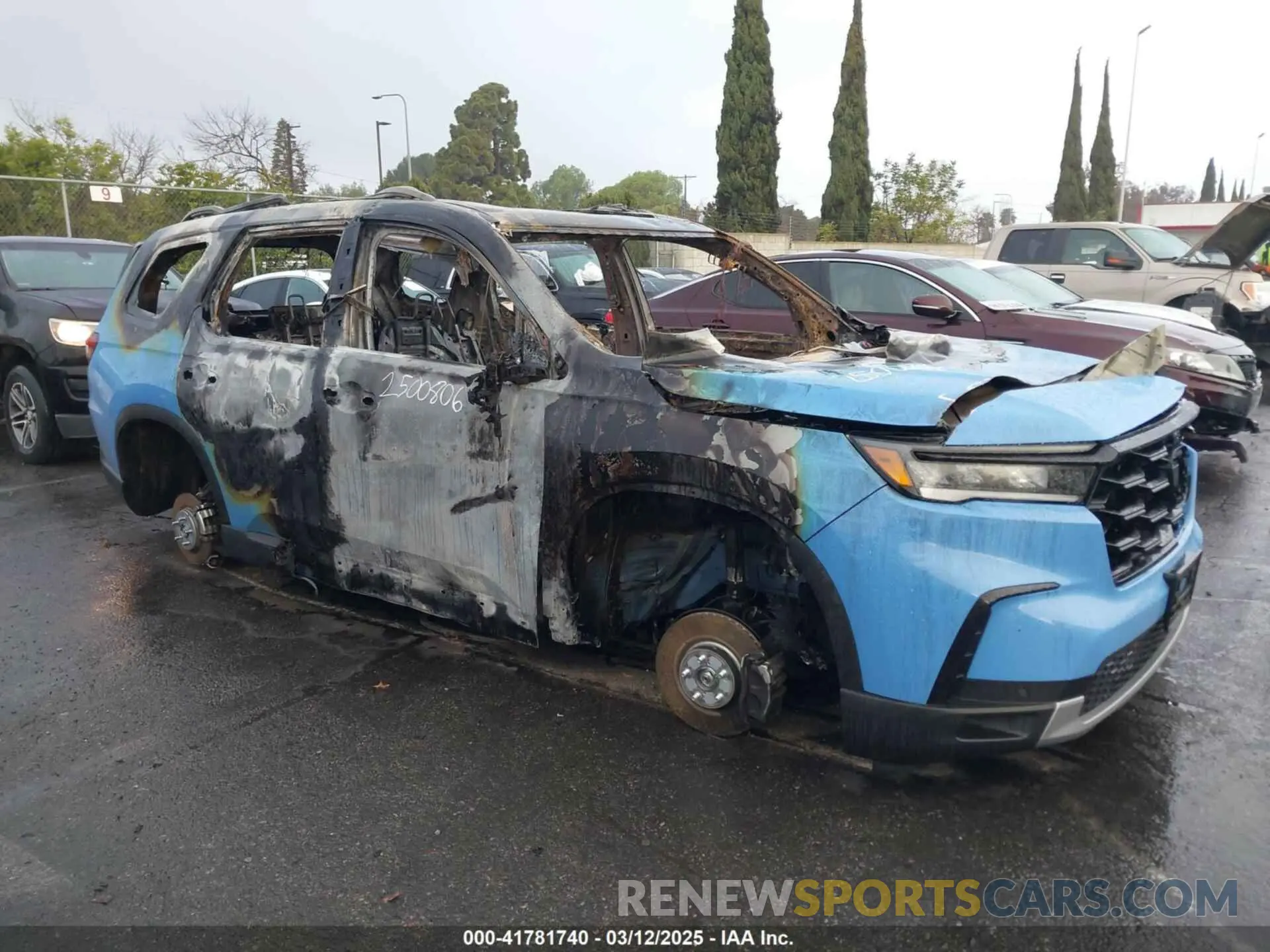 12 Photograph of a damaged car 5FNYG1H66RB012987 HONDA PILOT 2024