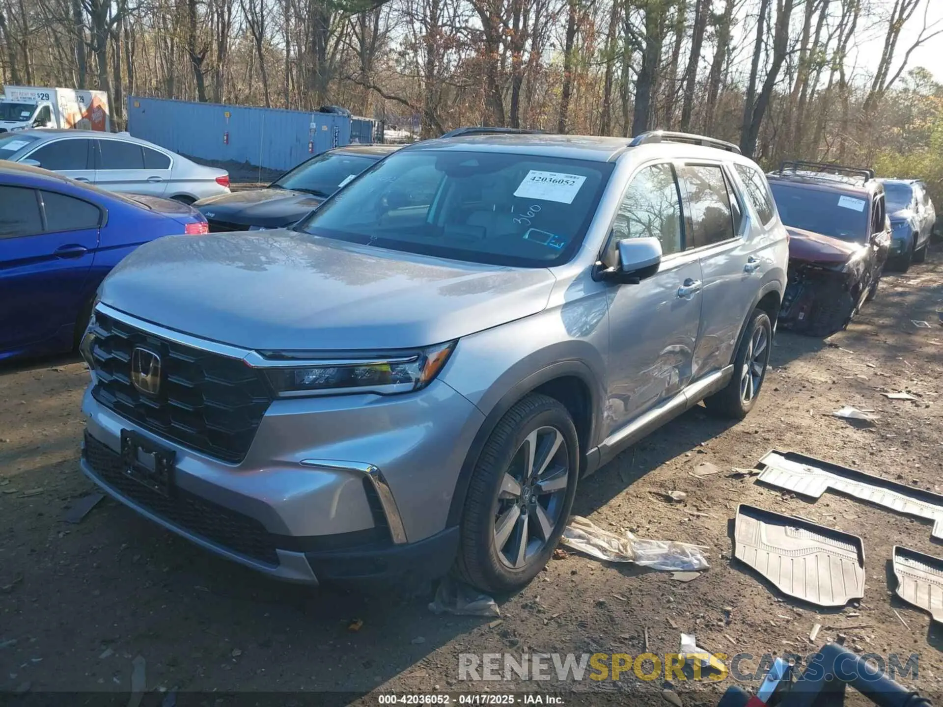 2 Photograph of a damaged car 5FNYG1H75RB014366 HONDA PILOT 2024