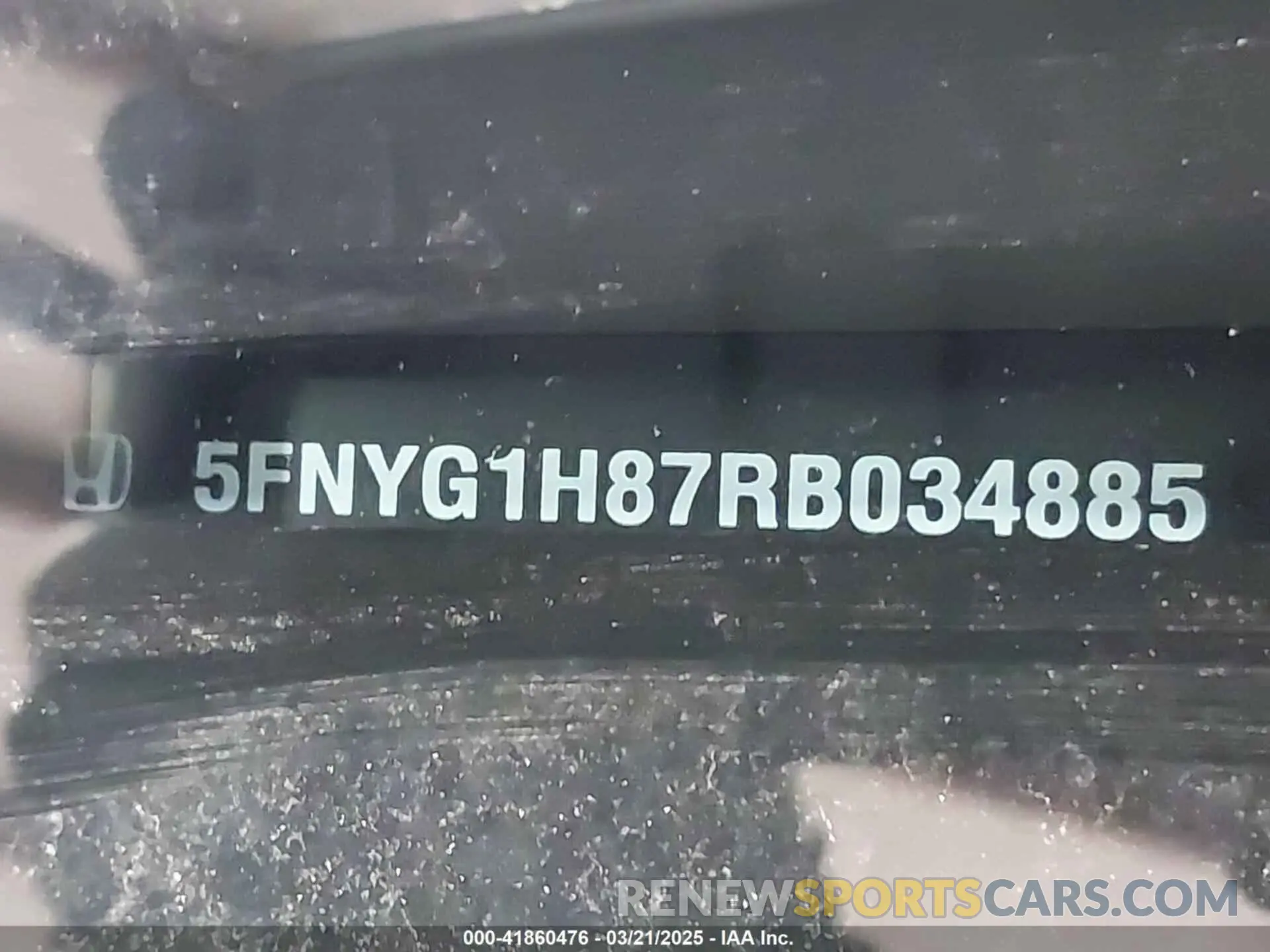 9 Photograph of a damaged car 5FNYG1H87RB034885 HONDA PILOT 2024