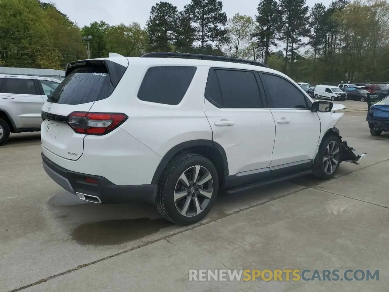 3 Photograph of a damaged car 5FNYG1H87RB036880 HONDA PILOT 2024