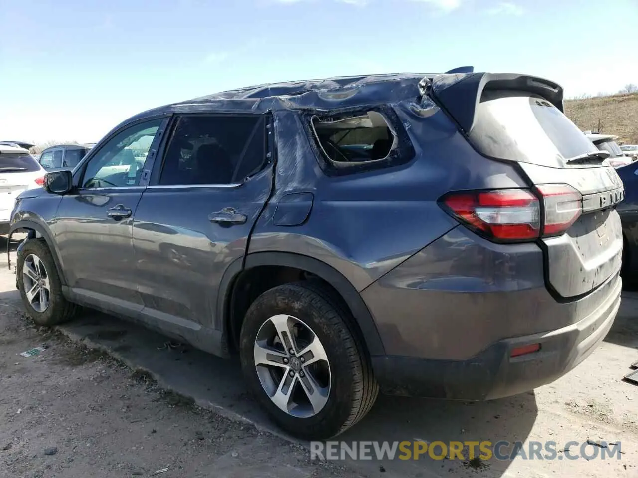 2 Photograph of a damaged car 5FNYG2H44RB000244 HONDA PILOT 2024