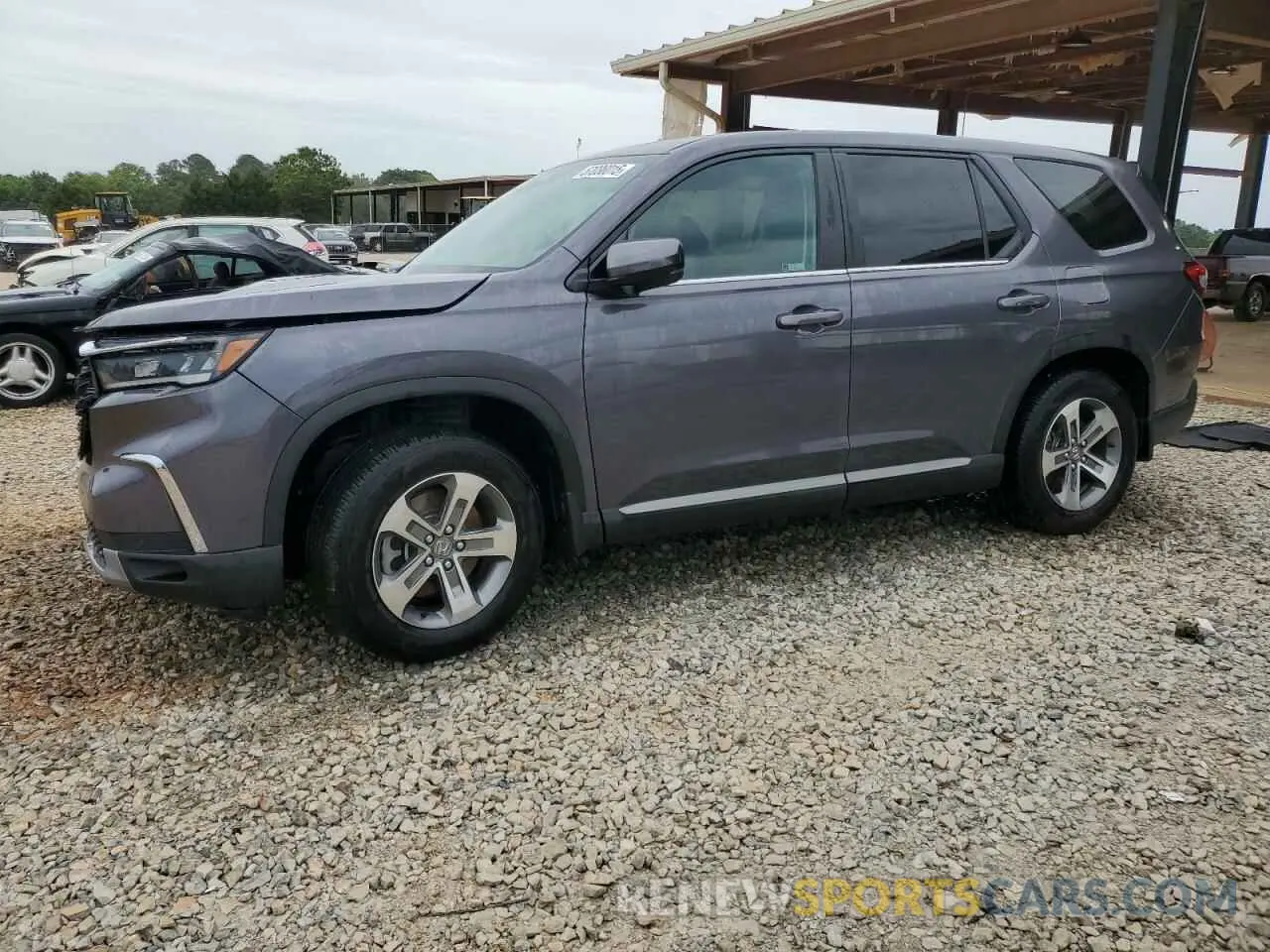1 Photograph of a damaged car 5FNYG2H57RB016317 HONDA PILOT 2024