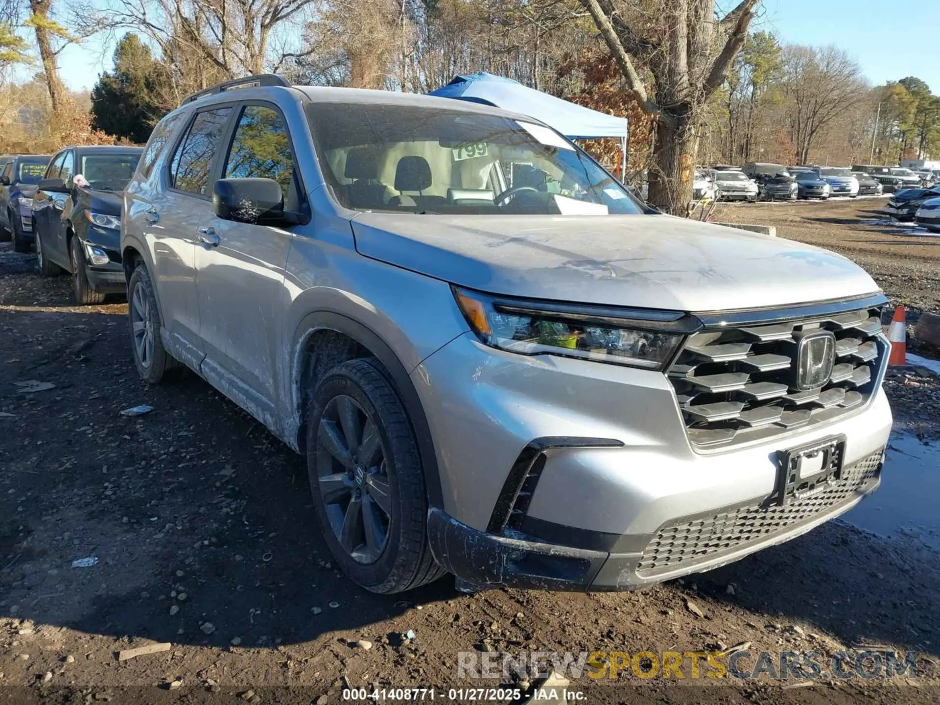 1 Photograph of a damaged car 5FNYG1H39SB017788 HONDA PILOT 2025