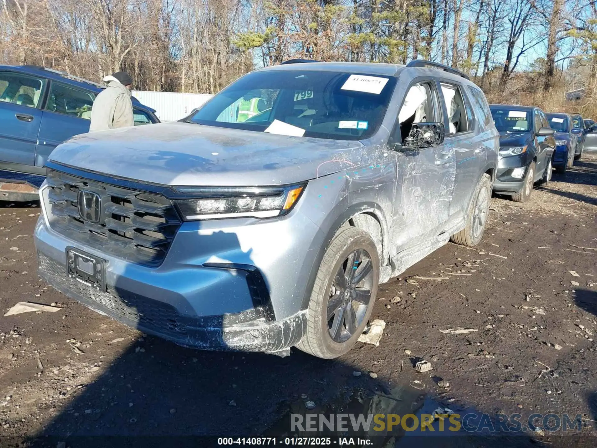 2 Photograph of a damaged car 5FNYG1H39SB017788 HONDA PILOT 2025