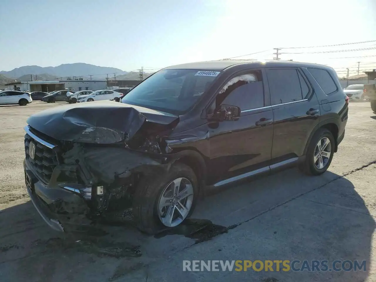 1 Photograph of a damaged car 5FNYG1H48SB083371 HONDA PILOT 2025