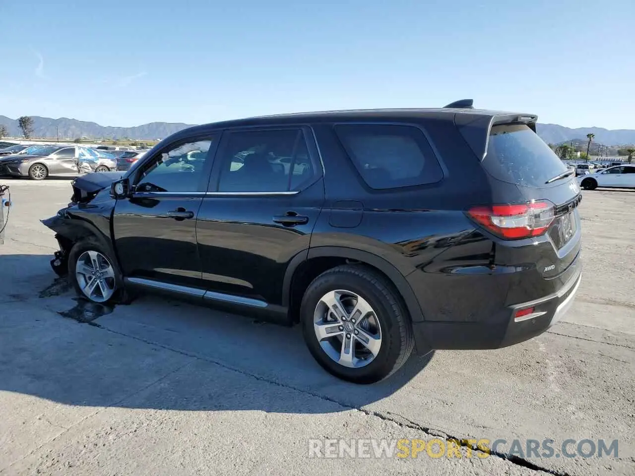 2 Photograph of a damaged car 5FNYG1H48SB083371 HONDA PILOT 2025