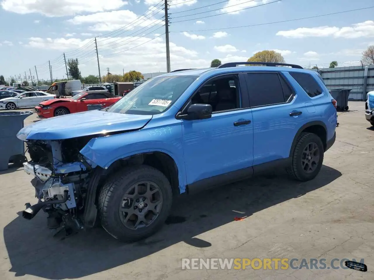 1 Photograph of a damaged car 5FNYG1H67SB000868 HONDA PILOT 2025