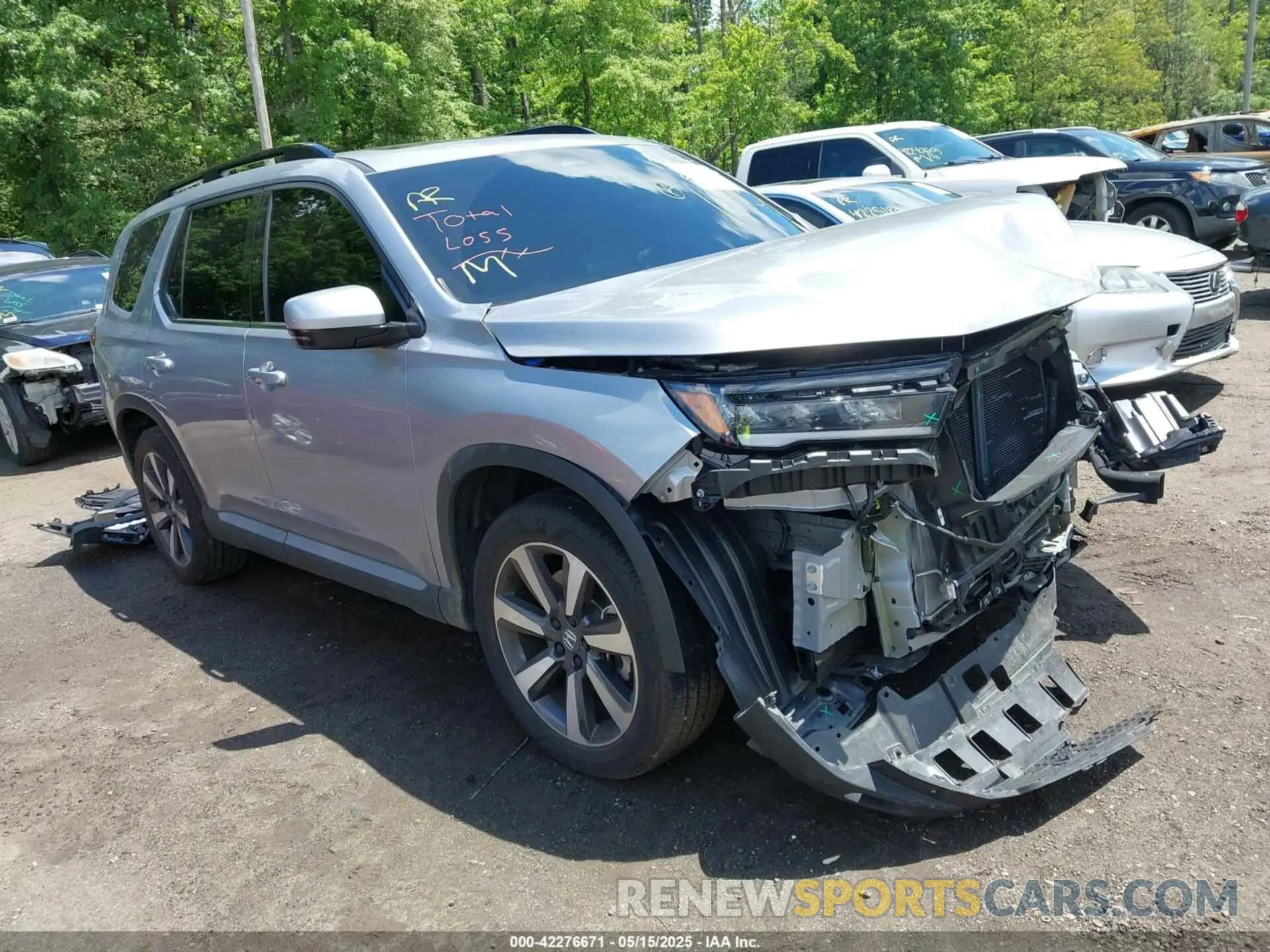 1 Photograph of a damaged car 5FNYG1H73SB026649 HONDA PILOT 2025