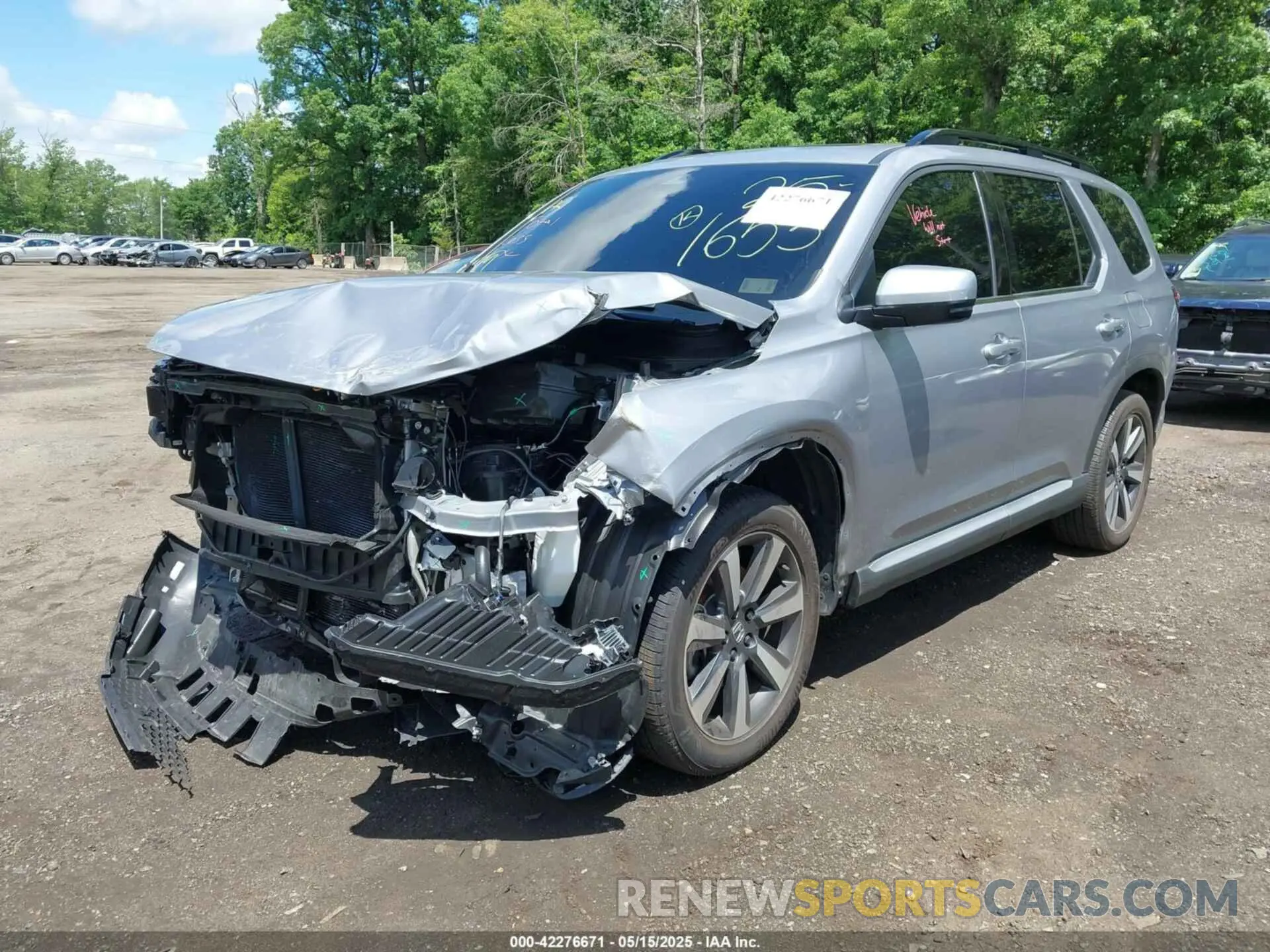 2 Photograph of a damaged car 5FNYG1H73SB026649 HONDA PILOT 2025