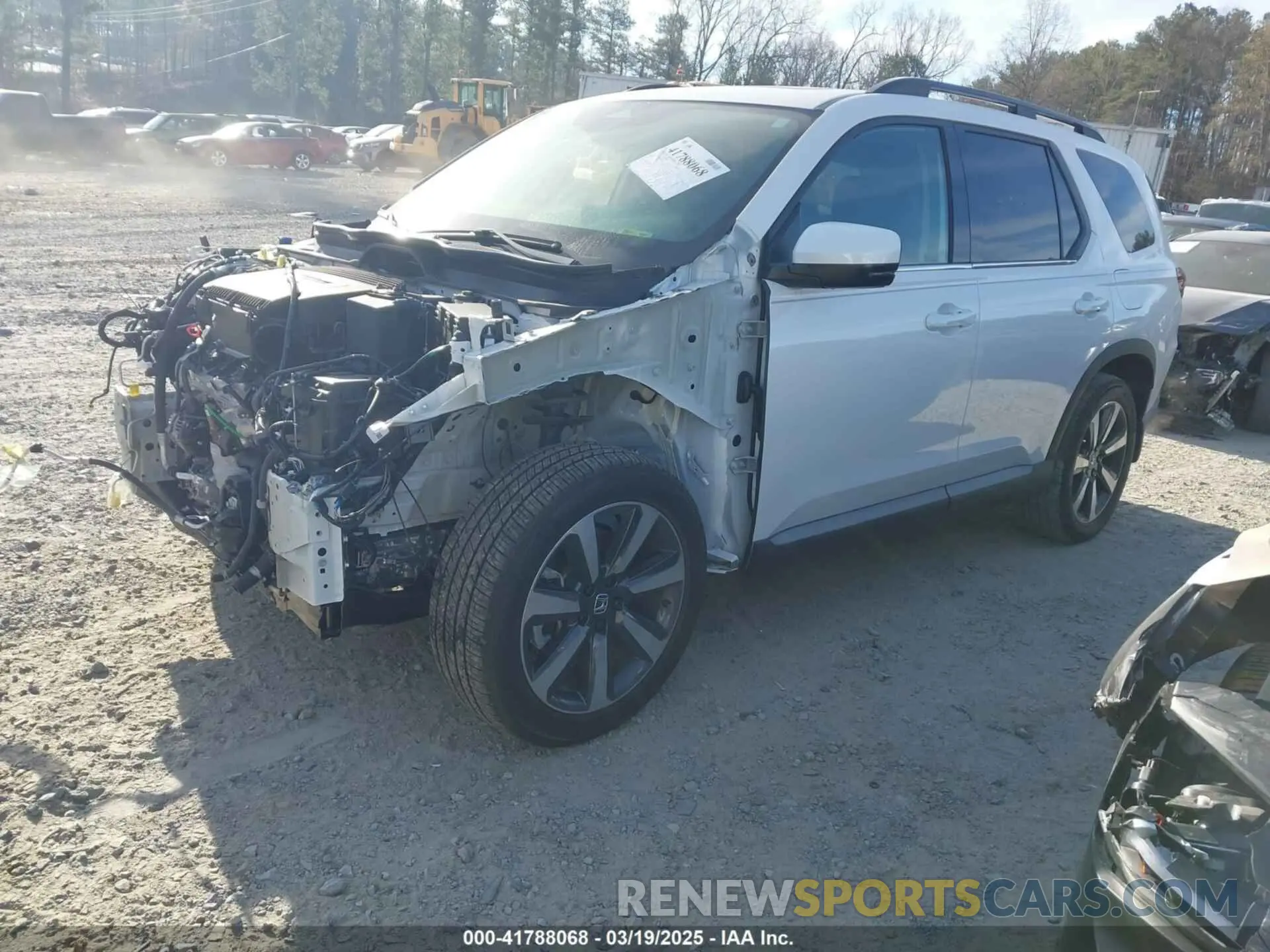 2 Photograph of a damaged car 5FNYG1H74SB041970 HONDA PILOT 2025