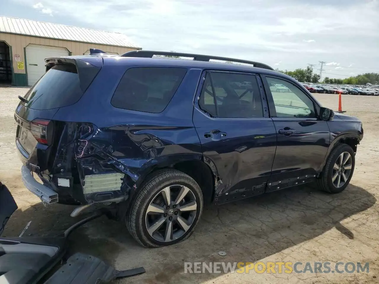 3 Photograph of a damaged car 5FNYG1H76SB001129 HONDA PILOT 2025