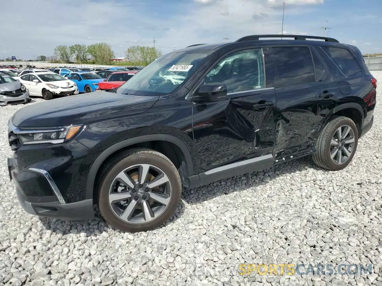 1 Photograph of a damaged car 5FNYG1H80SB017402 HONDA PILOT 2025