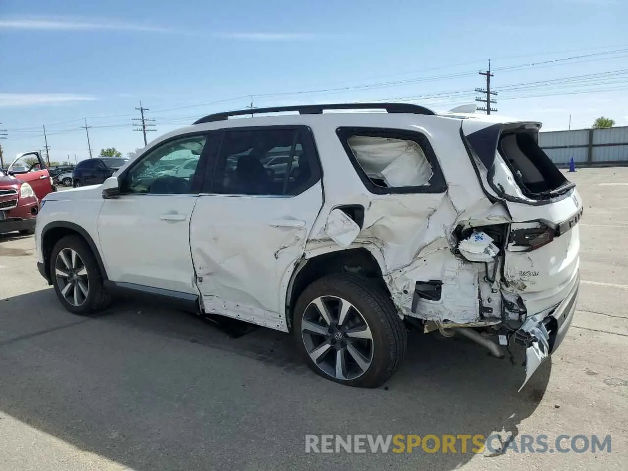 2 Photograph of a damaged car 5FNYG1H82SB071395 HONDA PILOT 2025