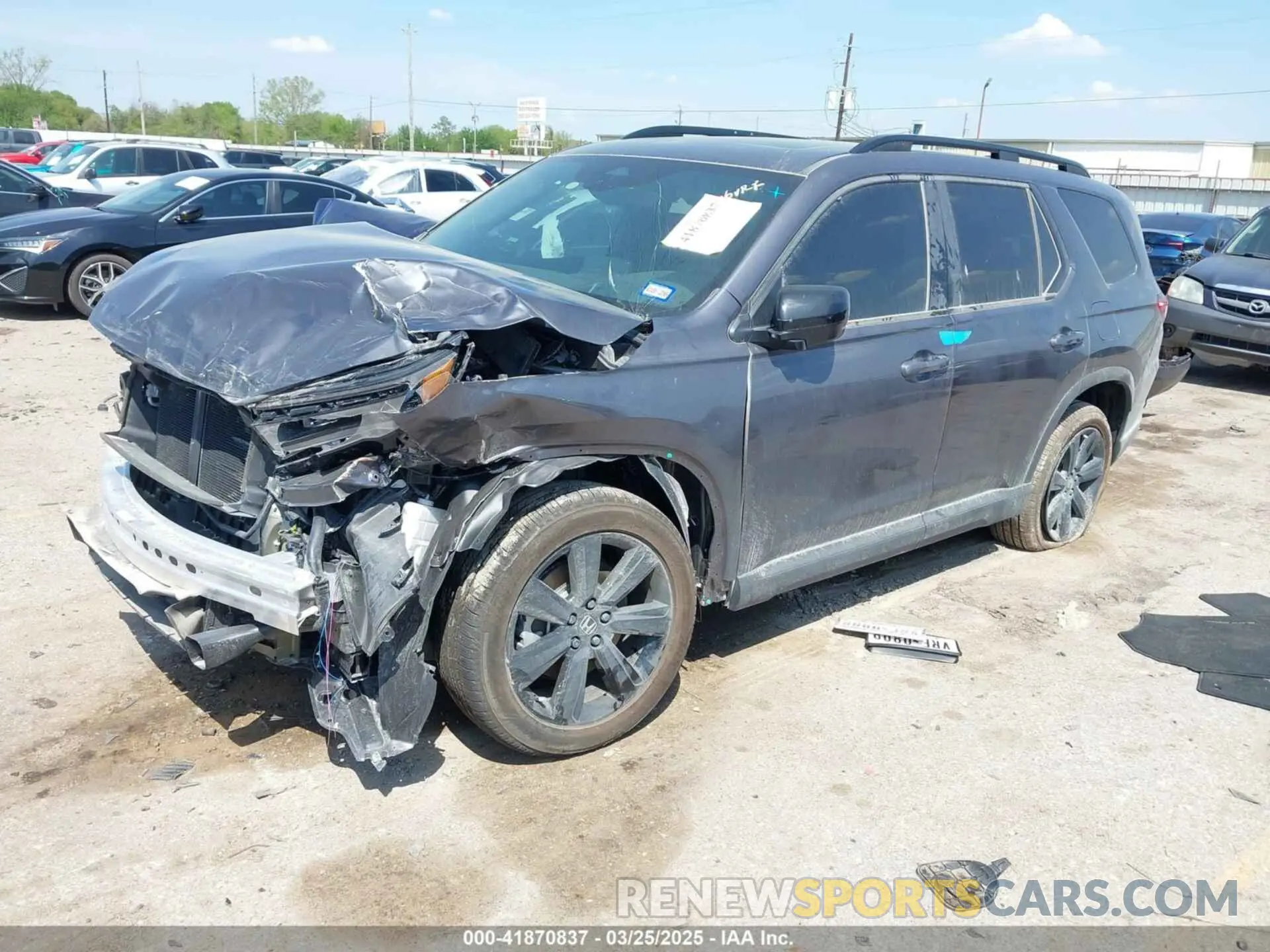 2 Photograph of a damaged car 5FNYG1H95SB053594 HONDA PILOT 2025