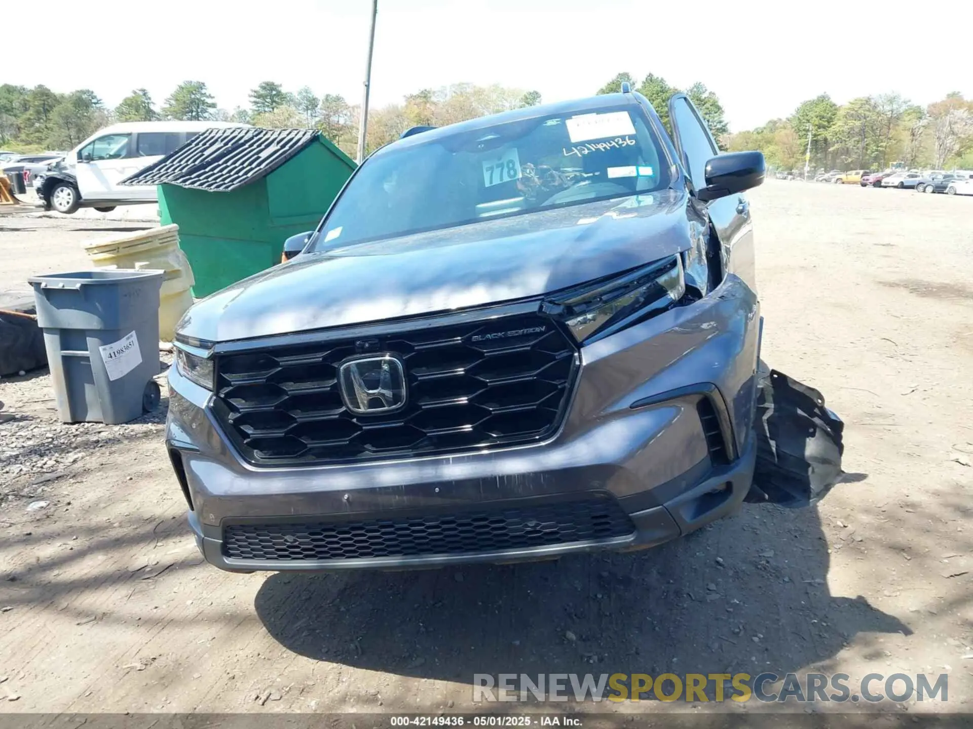 12 Photograph of a damaged car 5FNYG1H9XSB035043 HONDA PILOT 2025