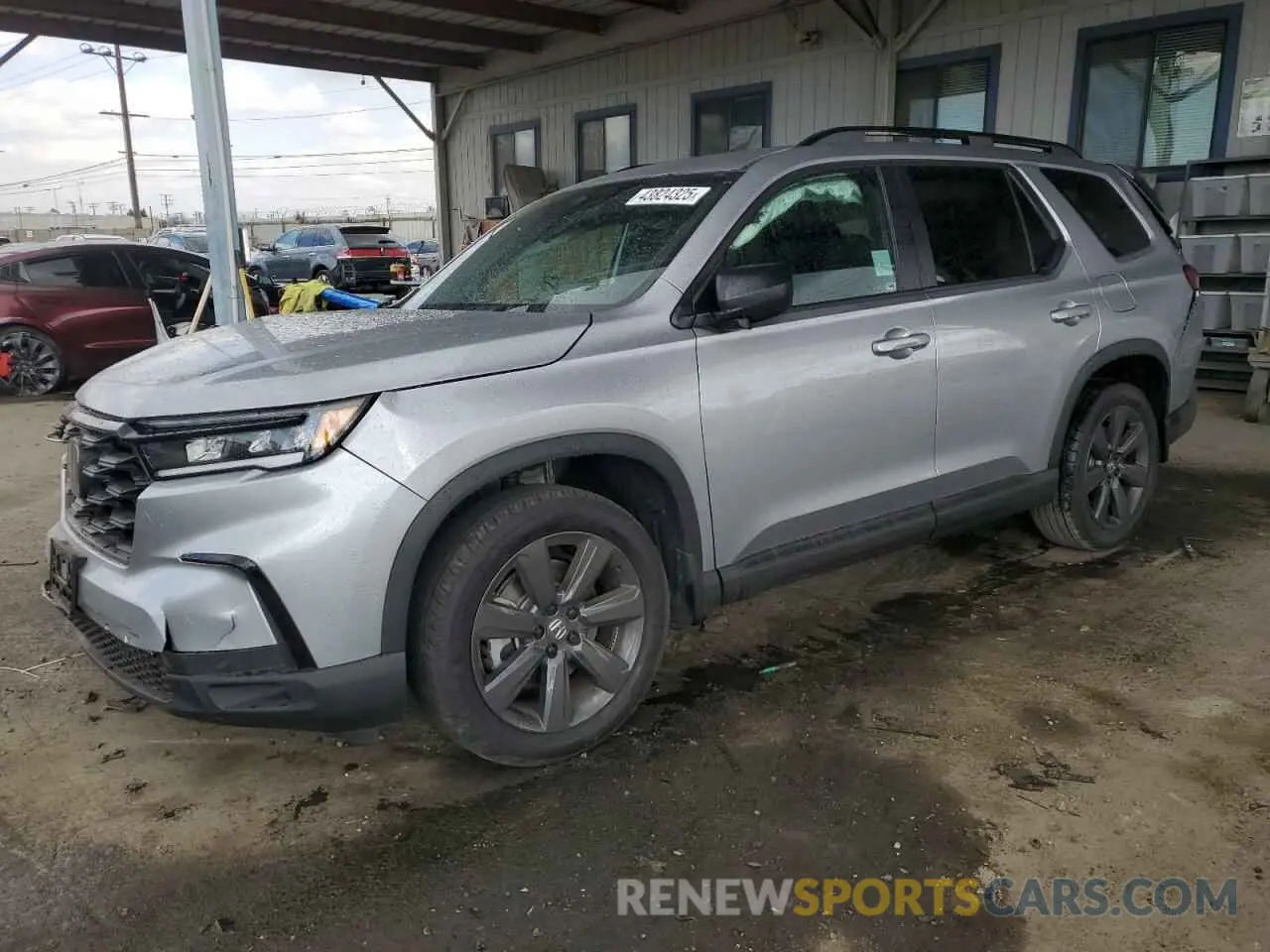 1 Photograph of a damaged car 5FNYG2H30SB014736 HONDA PILOT 2025