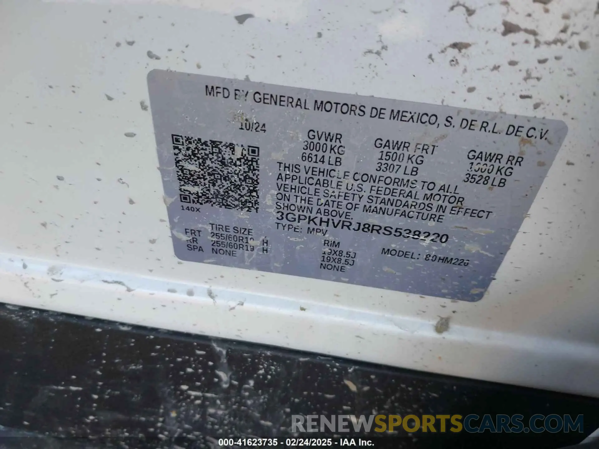 9 Photograph of a damaged car 3GPKHVRJ8RS538220 HONDA PROLOGUE 2024