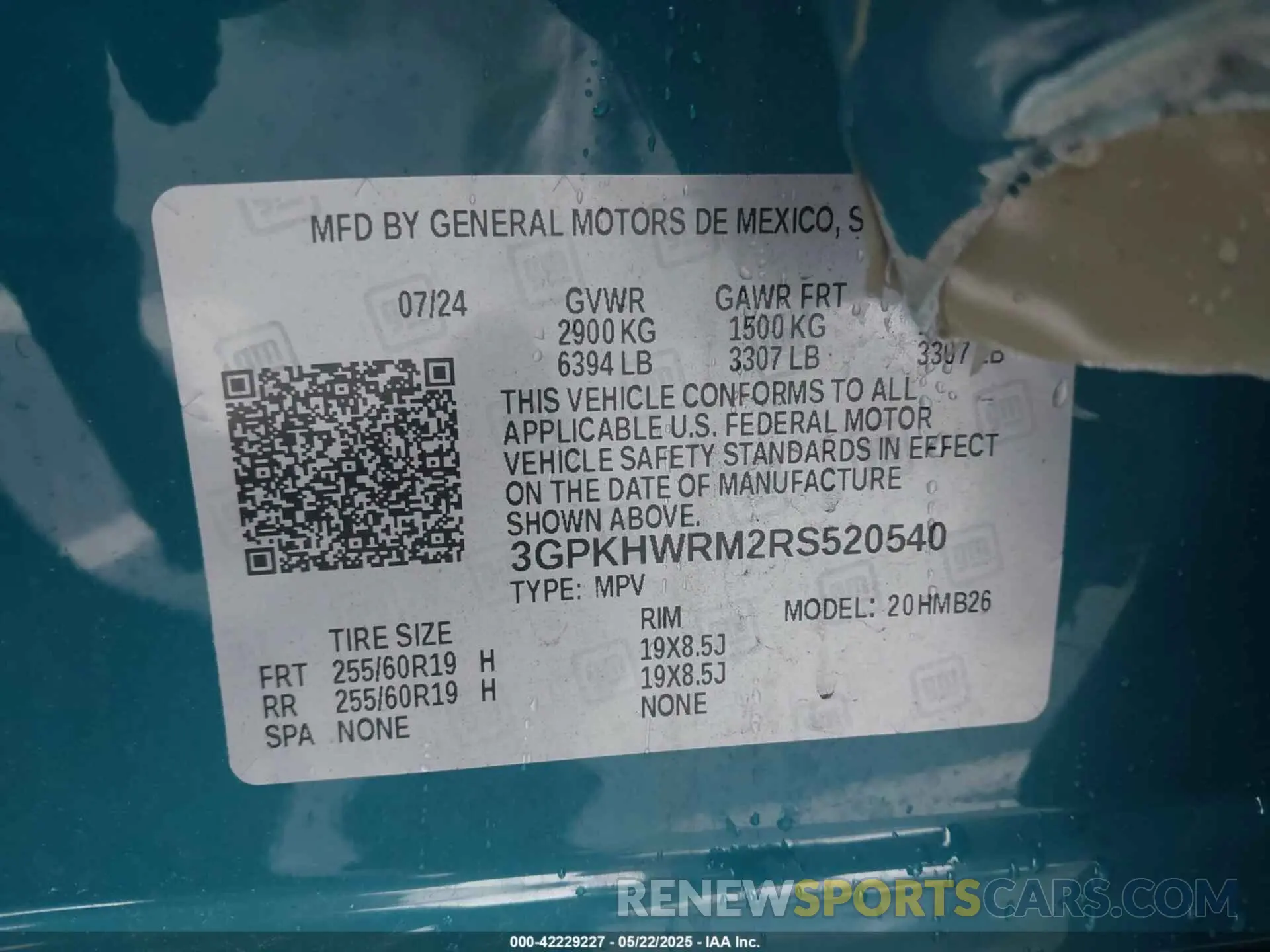 9 Photograph of a damaged car 3GPKHWRM2RS520540 HONDA PROLOGUE 2024