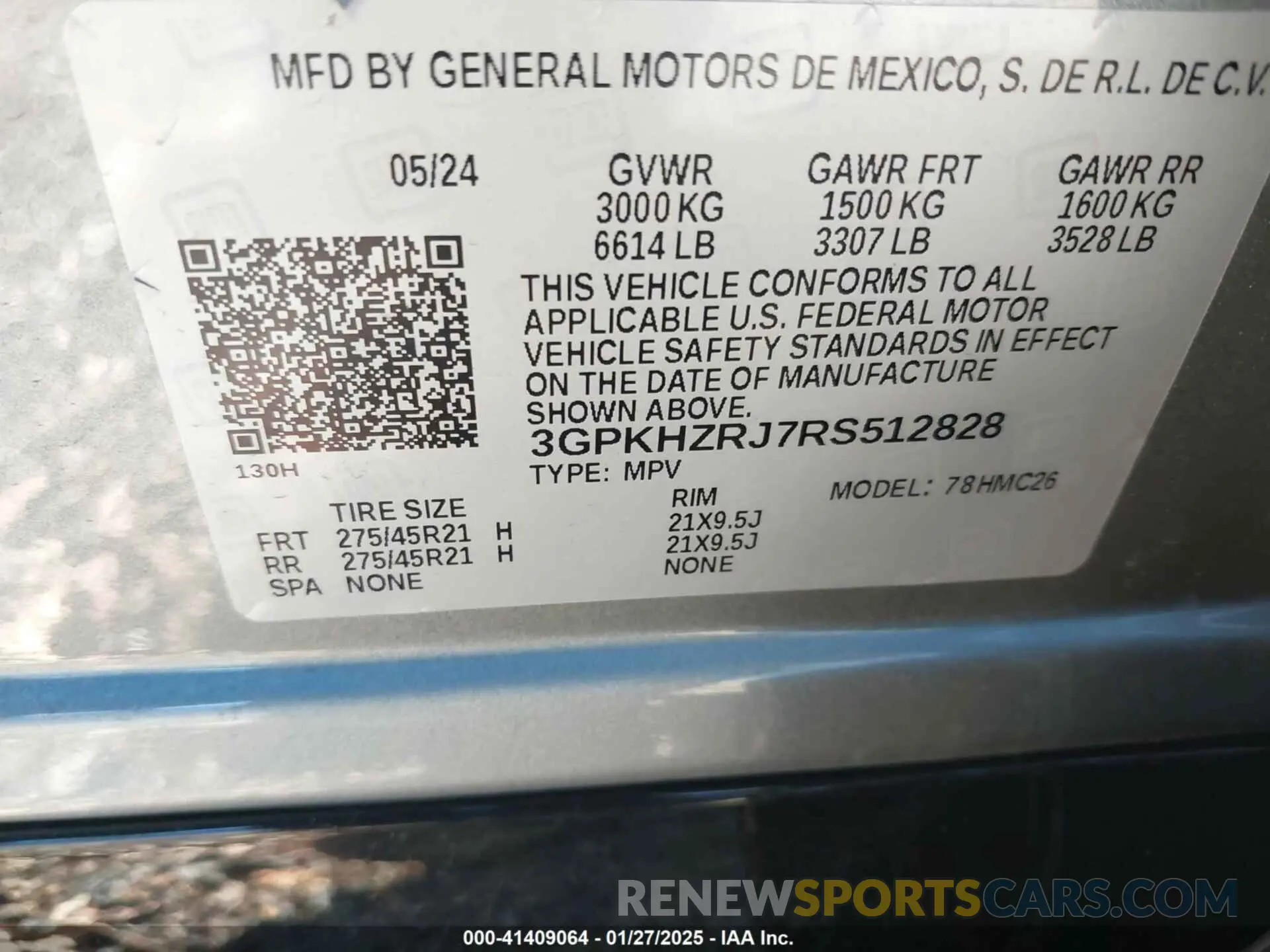 9 Photograph of a damaged car 3GPKHZRJ7RS512828 HONDA PROLOGUE 2024