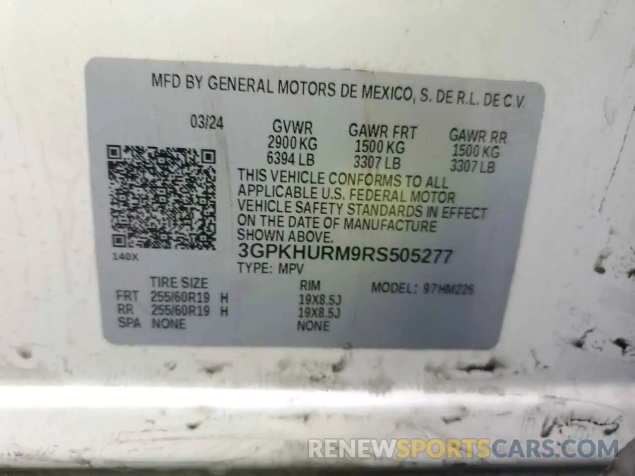 14 Photograph of a damaged car 3GPKHURM9RS505277 HONDA PROLOGUE E 2024