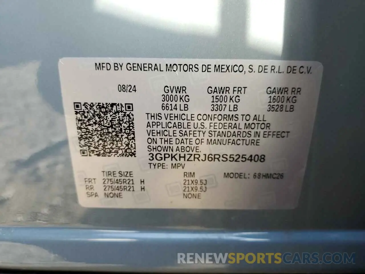13 Photograph of a damaged car 3GPKHZRJ6RS525408 HONDA PROLOGUE E 2024