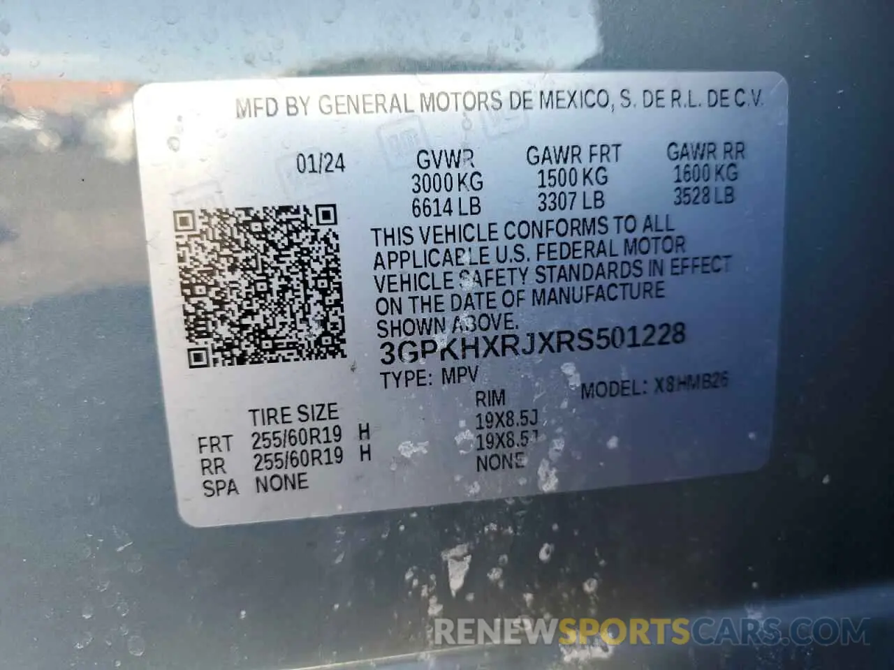 15 Photograph of a damaged car 3GPKHXRJXRS501228 HONDA PROLOGUE T 2024