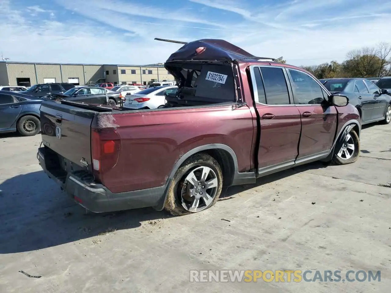 3 Photograph of a damaged car 5FPYK2F52KB001349 HONDA RIDGELINE 2019